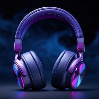 Purple Wireless Headphone
