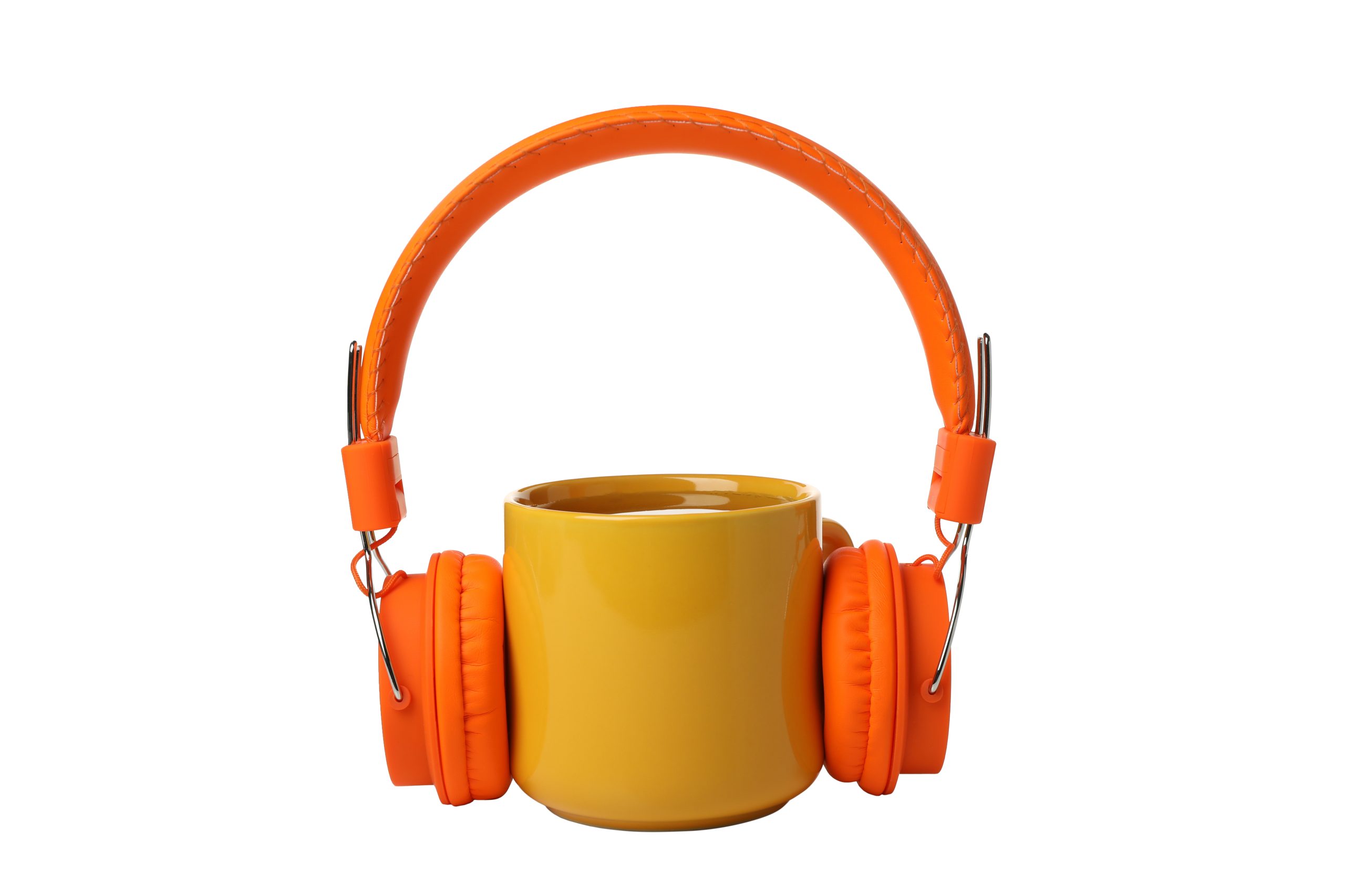 Orange Headphone